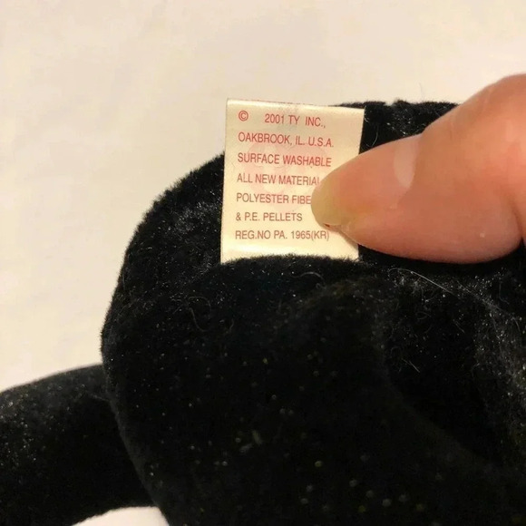 Vintage Ty Beanie Babies Hunt the Halloween Bear 2001 - Picture 4 of 6